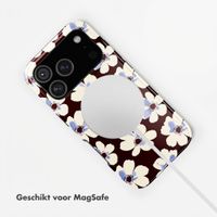 Selencia Vivid Backcover met MagSafe Apple iPhone 18 Pro / 17 Pro - Choco Flower Pop