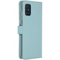 Selencia Echt Leren Bookcase Samsung Galaxy A51 - Air Blue