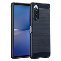 imoshion Brushed Backcover Sony Xperia 10 V - Donkerblauw