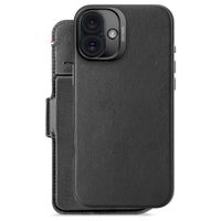 Decoded 2 in 1 Leather Detachable Wallet MagSafe Apple iPhone 16 Plus - Zwart