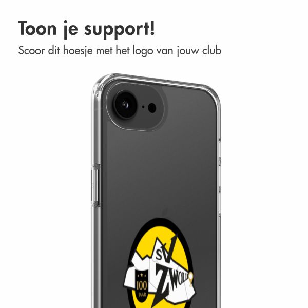 Clear Backcover Apple iPhone 16e - SV Zwolle