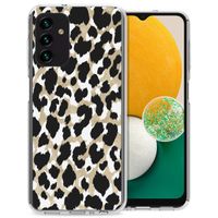 imoshion Design hoesje Samsung Galaxy A13 (5G) / A04s - Luipaard / Zwart