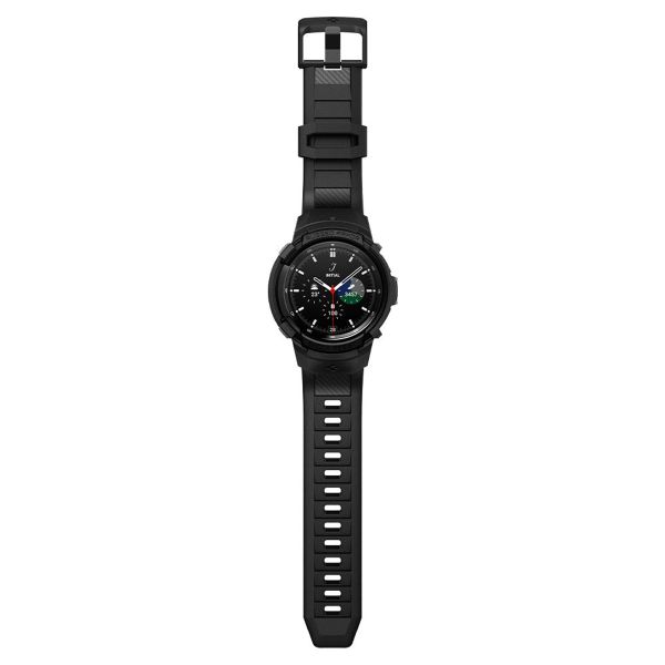 Spigen Rugged Armor™ Pro Case Samsung Galaxy Watch 4 - 46 mm - Black