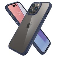 Spigen Ultra Hybrid Backcover iPhone 14 Pro - Donkerblauw