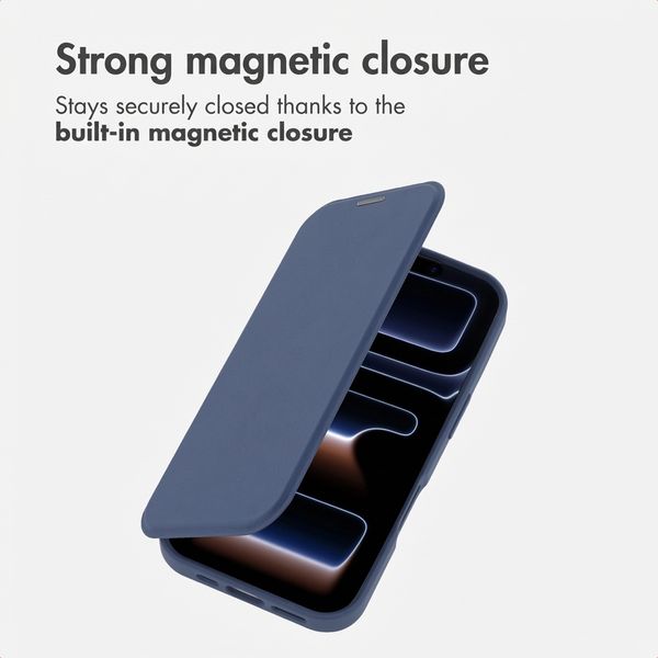 imoshion Transparent Bookcase with MagSafe Apple iPhone 17 Pro - Blue