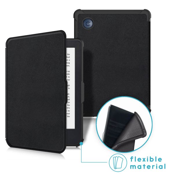 imoshion Slim Soft Case Bookcase Kobo Clara 2E / Tolino Shine 4 - Zwart