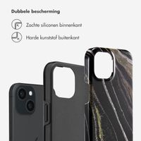 Selencia Vivid Tough Backcover iPhone 15  - Chic Marble