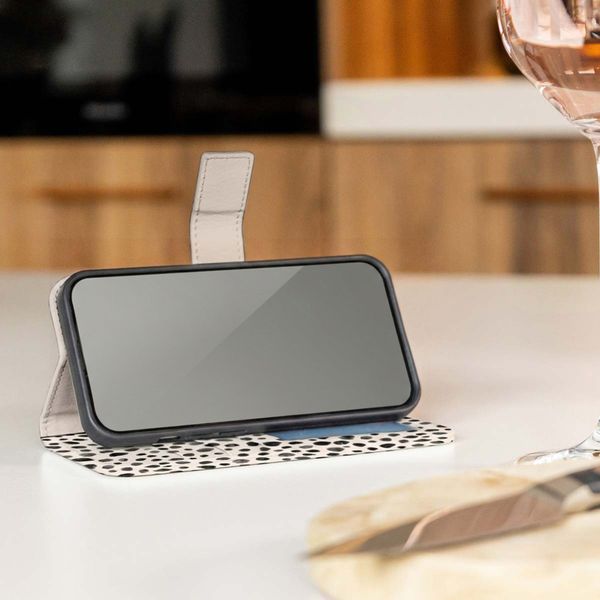 imoshion Design Bookcase Samsung Galaxy A34 (5G) - Black And White Dots