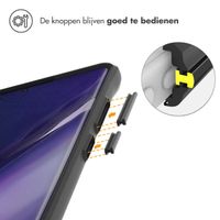 imoshion Rugged Hybrid Case Samsung Galaxy S22 Ultra - Zwart