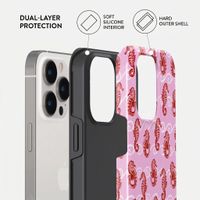 Burga Tough Back Cover with MagSafe Apple iPhone 15 Pro - Coral Reef