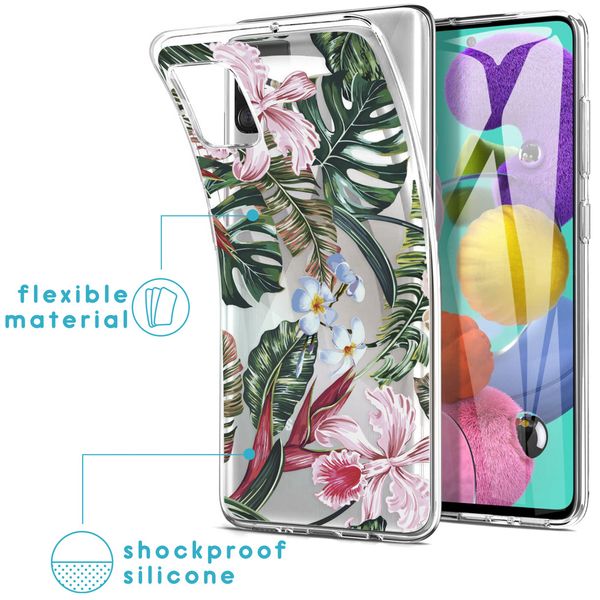 imoshion Design hoesje Samsung Galaxy A51 - Tropical Jungle