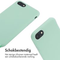 imoshion Siliconen hoesje met koord Apple iPhone SE (2022 / 2020) / 8 / 7 - Mintgroen