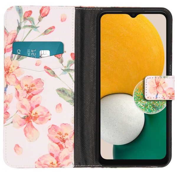 imoshion Design Softcase Bookcase Samsung Galaxy A13 (5G) / A04s - Blossom Watercolor