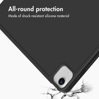 Accezz Smart Silicone Book Case Apple iPad Air 13 inch (2026) M4 / (2025) M3 / (2024) M2 - Black
