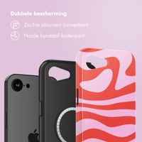 Selencia Vivid Backcover met MagSafe Apple iPhone 16e - Dream Swirl Pink