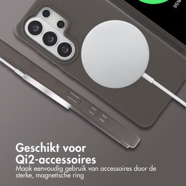 imoshion Color Backcover met afneembaar koord met MagSafe Samsung Galaxy S26 Ultra - Black Coffee