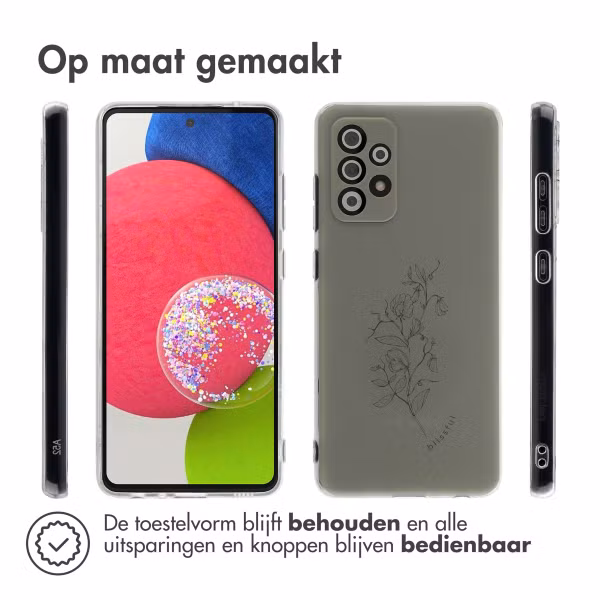 imoshion Design hoesje Samsung Galaxy A52(s) (5G/4G) - Floral Green