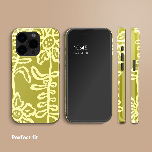 Selencia Vivid Back Cover with MagSafe Apple iPhone 15 Pro - Chalky Bloom