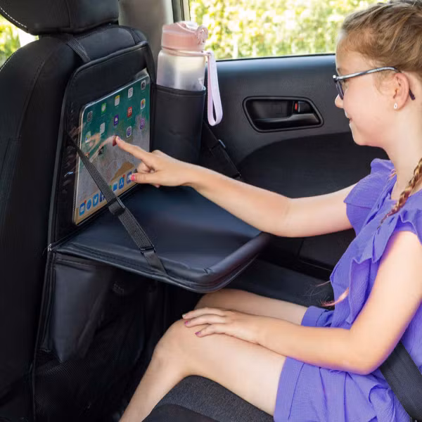 imoshion Luxe Autostoel Organizer - Tablethouder Auto - 7 Opbergvakken - Zwart