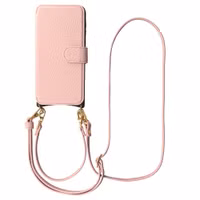 Selencia Riva Bookcase met MagSafe en Koord Samsung Galaxy A57 (5G) - Old Pink