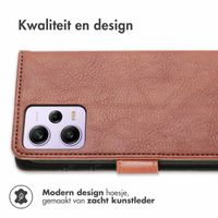 imoshion Luxe Bookcase Xiaomi Redmi Note 12 Pro Plus - Bruin