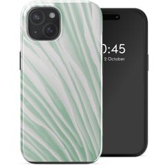 Selencia Vivid Backcover met MagSafe Apple iPhone 15 - Nature Grayed Jade