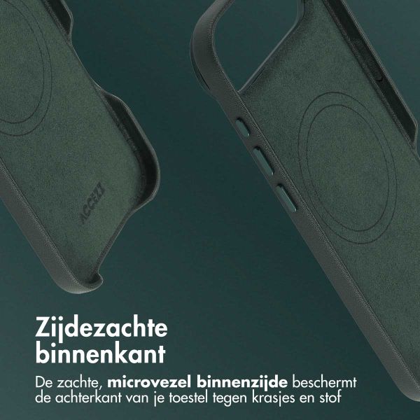 Accezz MagSafe Leather Backcover Apple iPhone Air - Cedar Green