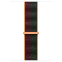 Apple Sport Loop Band Apple Watch Series 1 t/m 10 / SE / Ultra (2) (44/45/46/49 mm) - Dark Cherry/Forest Green