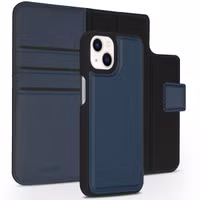 Accezz Premium Leather 2 in 1 Wallet Bookcase Apple iPhone 13 Mini - Donkerblauw