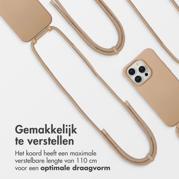 imoshion Color Backcover met afneembaar koord MagSafe Apple iPhone 14 Pro - Nude