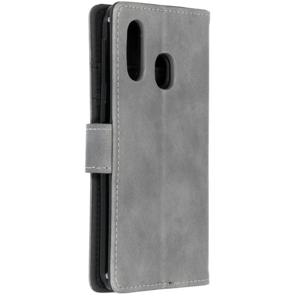 imoshion Luxe Bookcase Samsung Galaxy A40 - Grijs