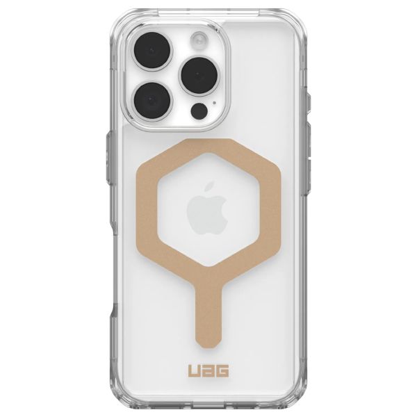 UAG Plyo Backcover MagSafe Apple iPhone 16 Pro - Ice / Gold