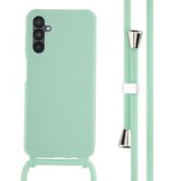 imoshion Siliconen hoesje met koord Samsung Galaxy A14 (5G) - Mintgroen