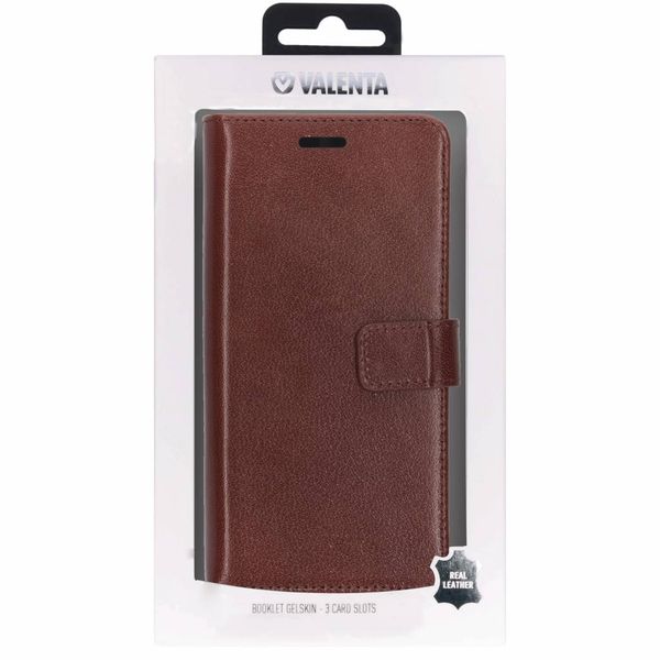 Valenta Leather Bookcase Samsung Galaxy S10e - Bruin