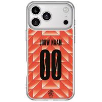 Ontwerp je eigen Nederlands Elftal Clear Backcover Apple iPhone 17 Pro - Nederlands Elftal '88