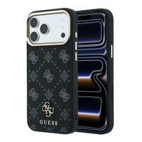 Guess 4G Metal Logo Backcover MagSafe Apple iPhone 18 Pro Max / 17 Pro Max - Black