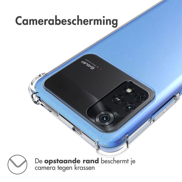 imoshion Shockproof Case Xiaomi Poco M4 Pro 5G - Transparant