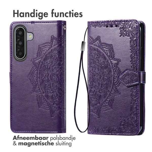 imoshion Mandala Bookcase Samsung Galaxy A18 (4G) / A17 (4G/5G) - Paars