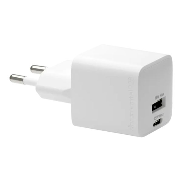 dbramante1928 re-charge | Wall Charger - USB-C 25 Watt + USB-A 18 Watt - Wit