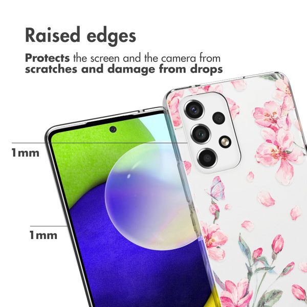 imoshion Design hoesje Samsung Galaxy A53 - Blossom Watercolor