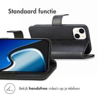 imoshion Luxe Bookcase Apple iPhone 15 Plus - Zwart