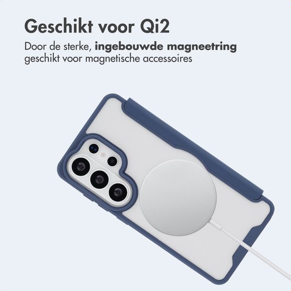 imoshion Transparante Bookcase met MagSafe Samsung Galaxy S26 Ultra - Blauw