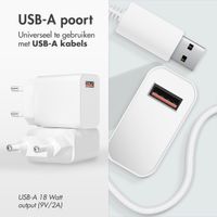 imoshion Wall Charger 18 Watt | USB-A - Wit