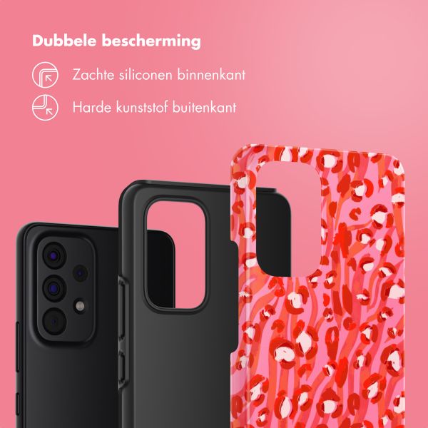 Selencia Vivid Tough Backcover Samsung Galaxy A53 - Wild Spots Lipstick