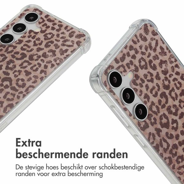 imoshion Design hoesje met koord Samsung Galaxy S24 - Leopard Mood