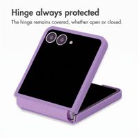 Accezz Grid Back Cover Samsung Galaxy Z Flip 8 - Lilac