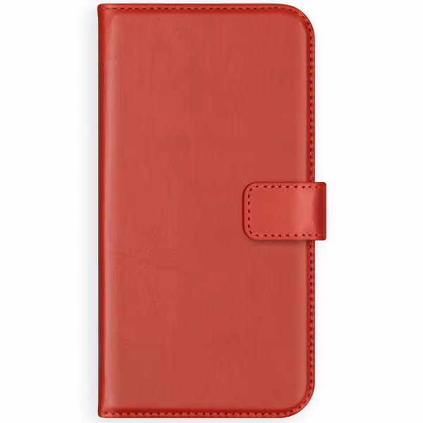 Selencia Echt Leren Bookcase Samsung Galaxy S10 - Rood