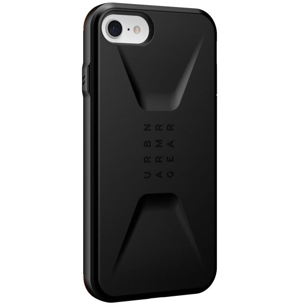 UAG Civilian Backcover iPhone SE (2022 / 2020) / 8 / 7 / 6(s) - Black