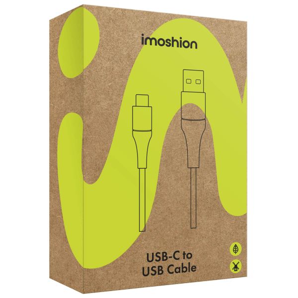 imoshion Braided USB-C naar USB-A kabel - 1,5 meter - Wit