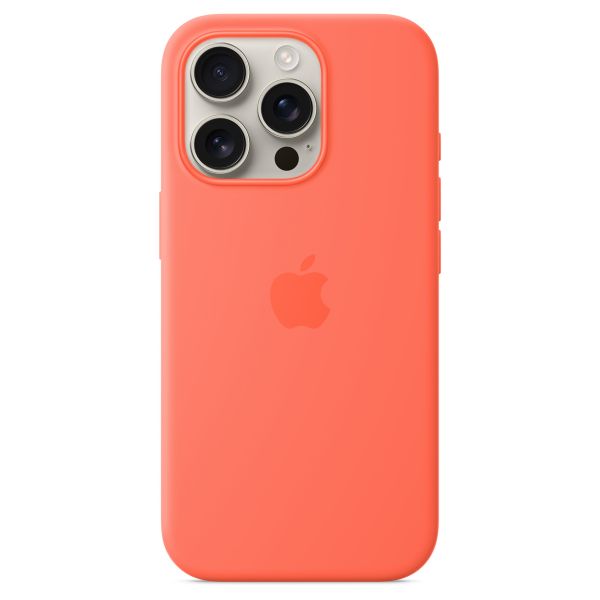 Apple Silicone Backcover MagSafe Apple iPhone 16 Pro - Tangerine Orange